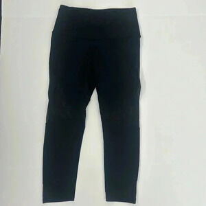 Victoria Sport Knockout Capri Leggings with mesh design on the legs